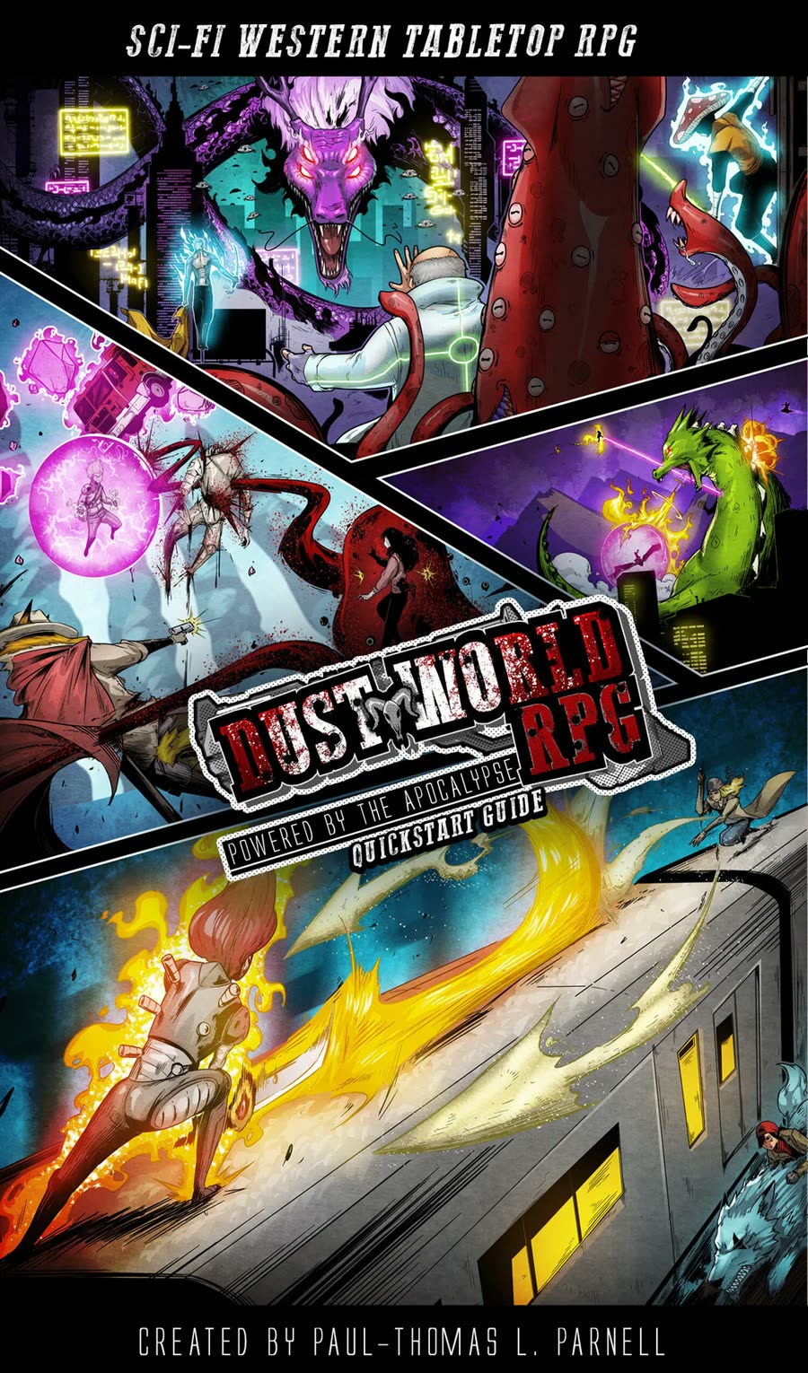 Cover of the Dust World RPG quick start guide